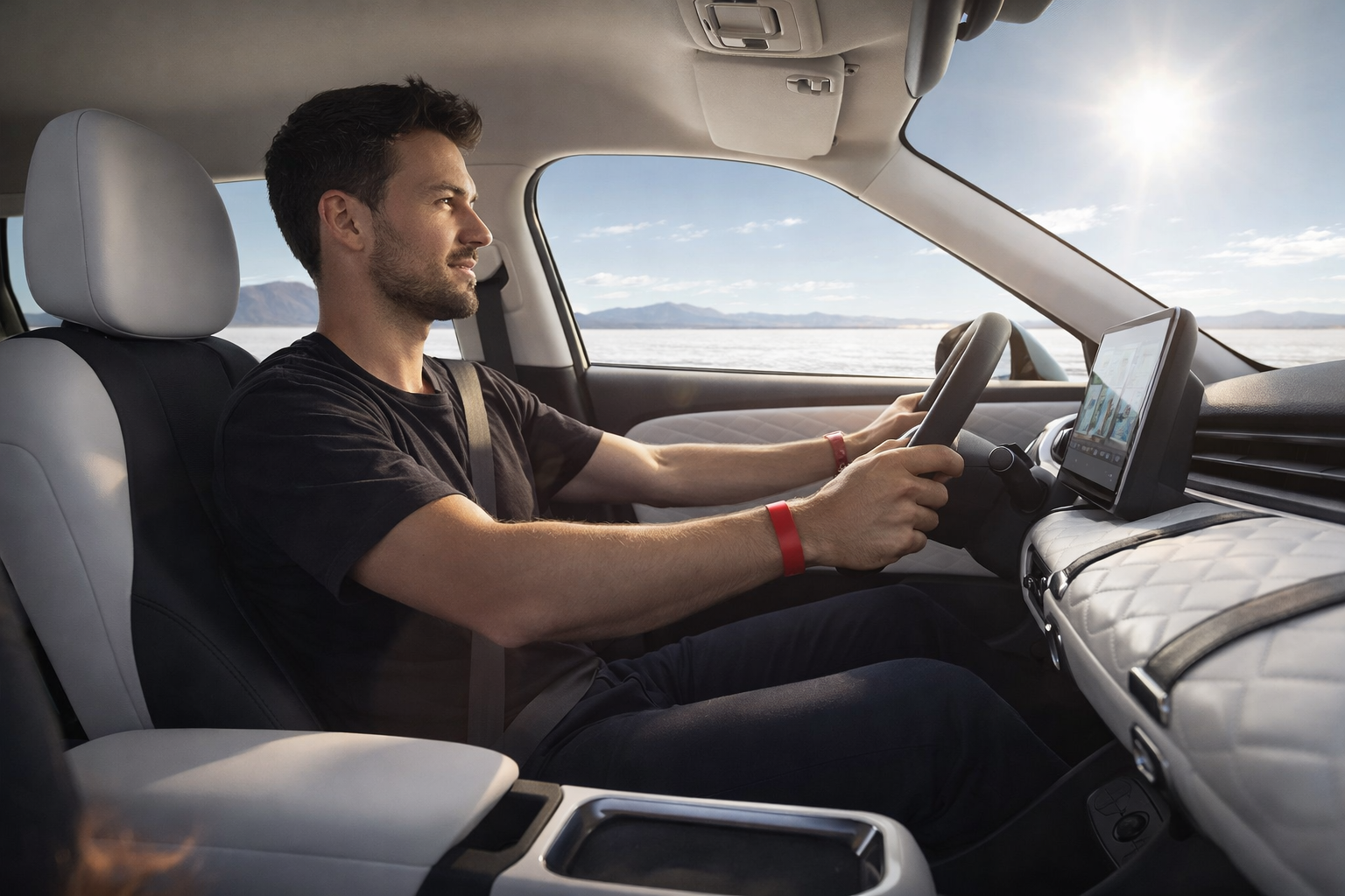 hombre manejando un nammi en salina