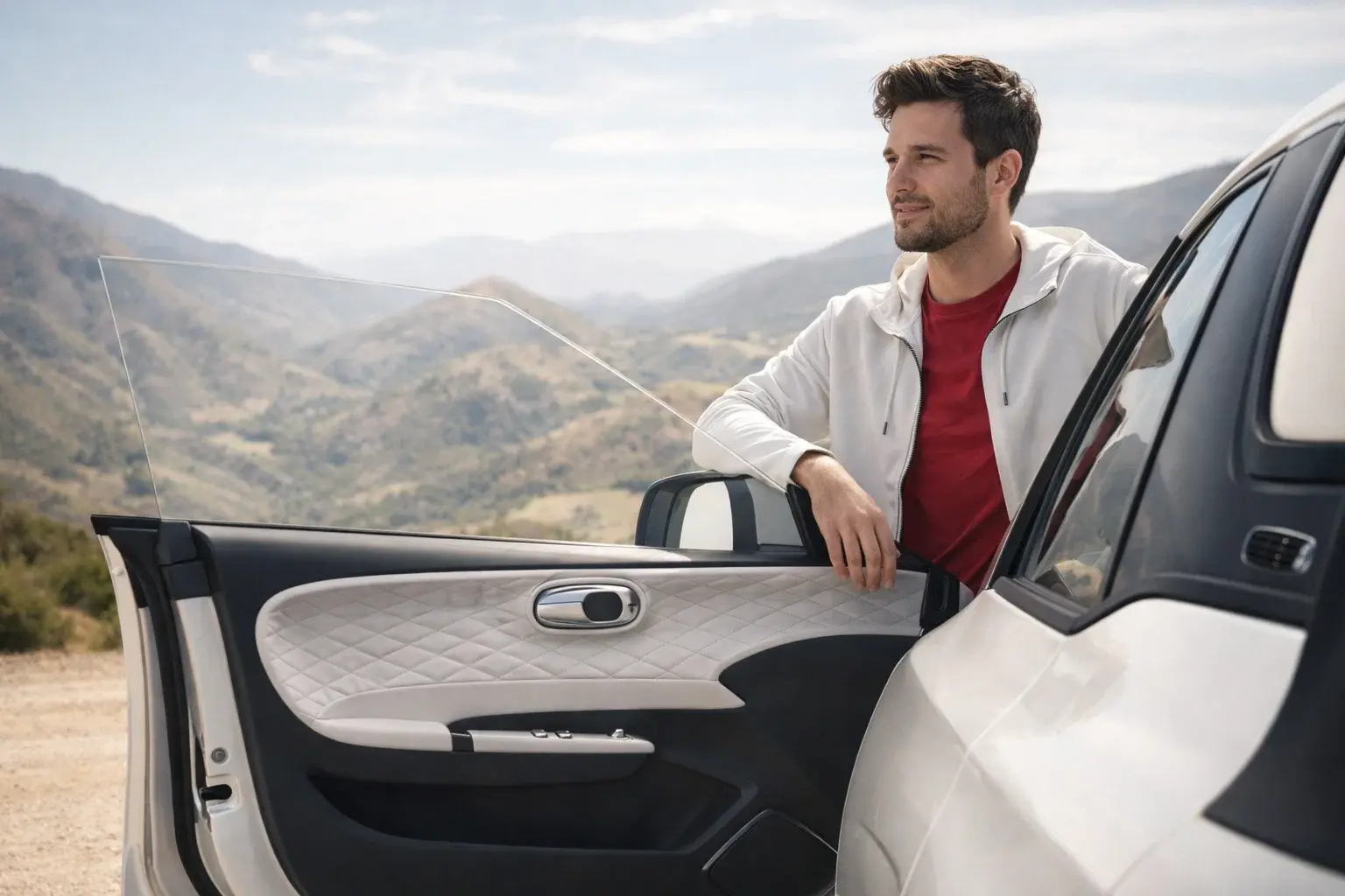 hombre conduciendo nammi 01 en manta